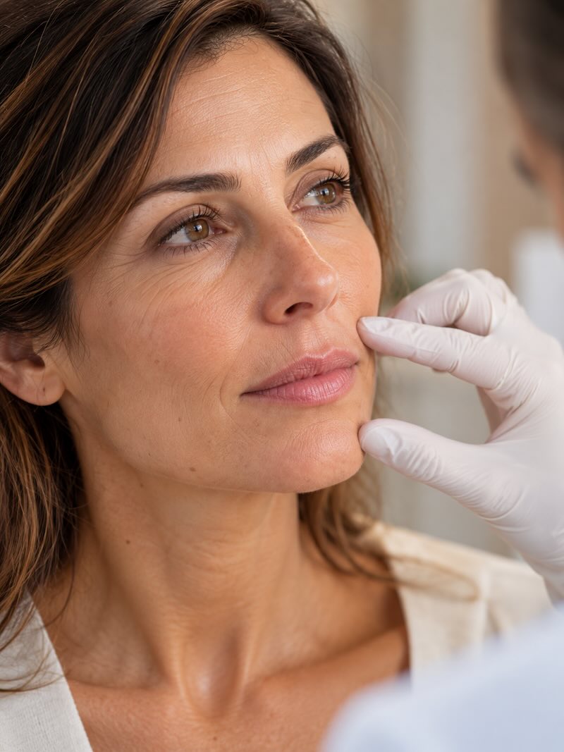 Tratamiento del código de barras del labio superior en una clínica de Barcelona